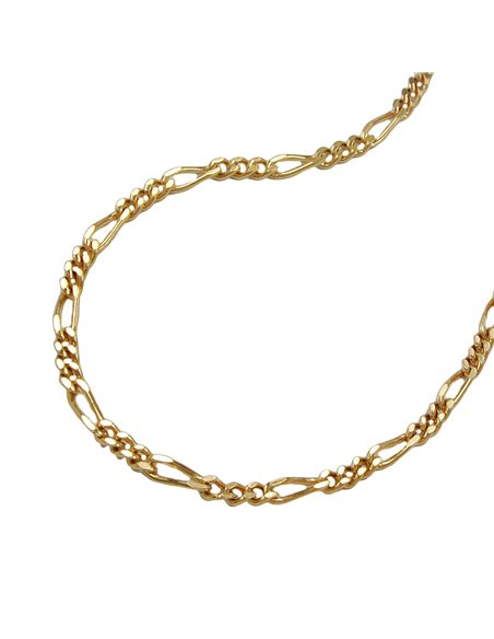 necklace 50cm figaro chain 14k gold