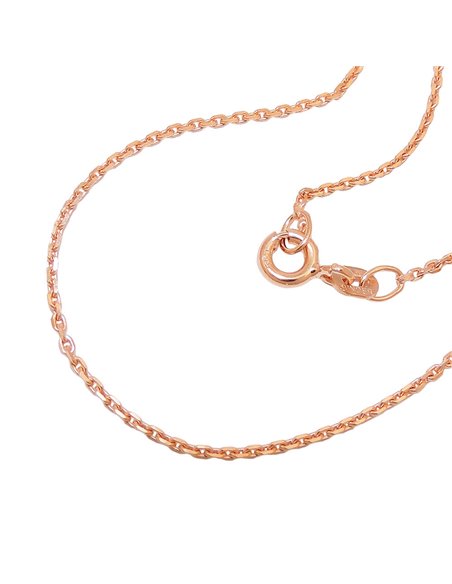 chain 45cm anchor round 14k redgold