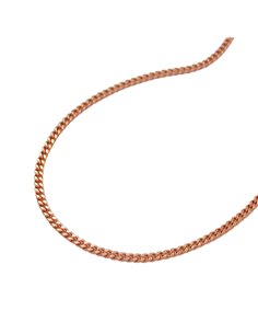 chain curb 50cm 14k redgold