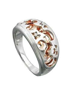 ring redgold-plated silver 925