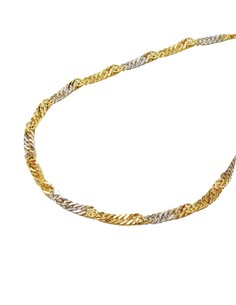bracelet singapore 19cm chain 14k gold