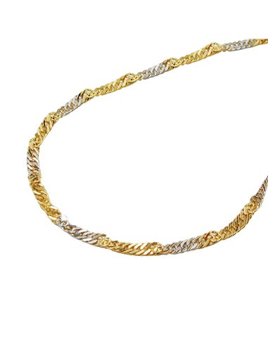 bracelet singapore 19cm chain 14k gold